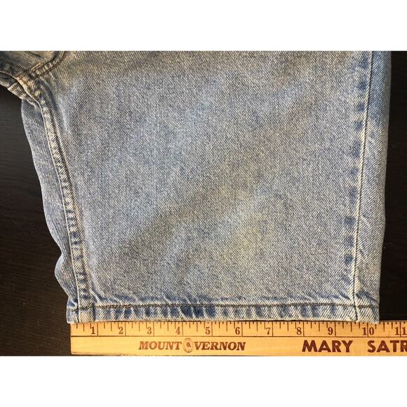 Levi's 505 Vintage Regular Fit Shorts Men's Size 36 Jhorts Light Wash Cotton - Picture 10 of 10